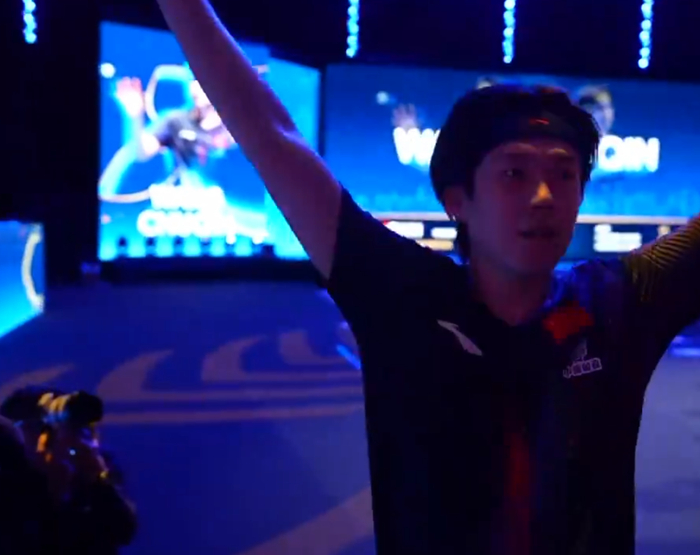 王楚钦逆转夺冠登顶澳门世界杯，生涯首冠见证